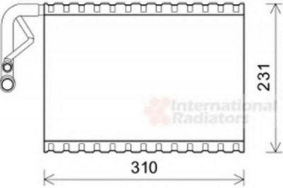 VAN WEZEL 3000v544 -  Испаритель, кондиционер